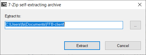 Captura de pantalla de archivo autoexpansivo.